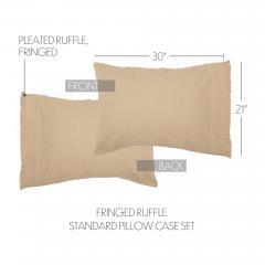 90153-Burlap-Vintage-Standard-Pillow-Case-w-Fringed-Ruffle-Set-21x30-Bundle-2-Pillow-Case-Sets-image-4