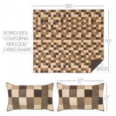 90160-Kettle-Grove-California-King-Quilt-Set-1-Quilt-130Wx115L-w-2-Shams-21x37-5pc-Bundle-Quilt-Shams-Pillow-Cases-image-6