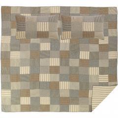 90163-Sawyer-Mill-Charcoal-King-Quilt-Set-1-Quilt-105Wx95L-w-2-Shams-21x37-5pc-Bundle-Quilt-Shams-Pillow-Cases-image-3