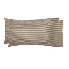 90165-Sawyer-Mill-Charcoal-Ticking-Stripe-California-King-Quilt-Set-1-Quilt-130Wx115L-w-2-Shams-21x37-5pc-Bundle-Quilt-Shams-Pillow-Cases-image-3