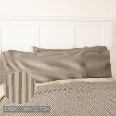 90166-Sawyer-Mill-Charcoal-Ticking-Stripe-King-Quilt-Set-1-Quilt-105Wx95L-w-2-Shams-21x37-5pc-Bundle-Quilt-Shams-Pillow-Cases-image-7