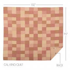 90194-Sawyer-Mill-Red-California-King-Quilt-130Wx115L-5pc-Bundle-Quilt-Pillow-Cases-Euro-Shams-image-6
