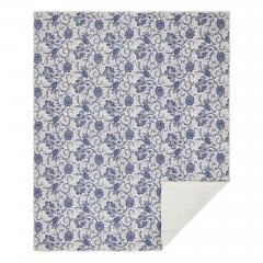 90200-Dorset-Navy-Floral-Twin-Quilt-68Wx86L-5pc-Bundle-Quilt-Pillow-Cases-Sham-Euro-Sham-image-2