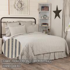 90221-Hatteras-Seersucker-Blue-Ticking-Stripe-King-Quilt-Coverlet-105Wx95L-3pc-Bundle-Coverlet-Pillow-Cases-image-5