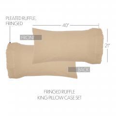 90151-Burlap-Vintage-King-Pillow-Case-w-Fringed-Ruffle-Set-21x40-Bundle-2-Pillow-Case-Sets-image-4