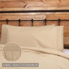 90151-Burlap-Vintage-King-Pillow-Case-w-Fringed-Ruffle-Set-21x40-Bundle-2-Pillow-Case-Sets-image-5