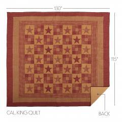 90228-Ninepatch-Star-California-King-Quilt-130Wx115L-3pc-Bundle-Quilt-Pillow-Cases-image-4