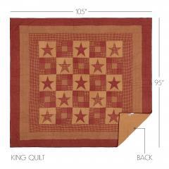 90229-Ninepatch-Star-King-Quilt-105Wx95L-3pc-Bundle-Quilt-Pillow-Cases-image-4