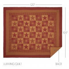 90230-Ninepatch-Star-Luxury-King-Quilt-120Wx105L-3pc-Bundle-Quilt-Pillow-Cases-image-4