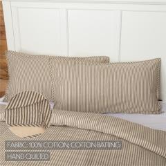 90240-Sawyer-Mill-Charcoal-Ticking-Stripe-King-Quilt-Coverlet-105Wx95L-3pc-Bundle-Coverlet-Shams-image-8