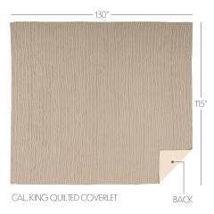 90241-Sawyer-Mill-Charcoal-Ticking-Stripe-Quilt-California-King-Coverlet-130Wx115L-3pc-Bundle-Coverlet-Shams-image-5
