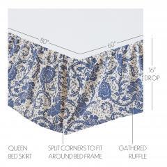 90253-Dorset-Navy-Floral-Queen-Quilt-90Wx90L-8pc-Bundle-Quilt-Bed-Skirt-Pillow-Cases-Shams-Euro-Shams-image-10