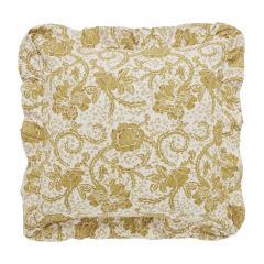 90254-Dorset-Gold-Floral-Twin-Quilt-68Wx86L-6pc-Bundle-Quilt-Bed-Skirt-Pillow-Cases-Sham-Euro-Sham-image-4