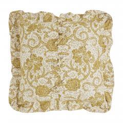90254-Dorset-Gold-Floral-Twin-Quilt-68Wx86L-6pc-Bundle-Quilt-Bed-Skirt-Pillow-Cases-Sham-Euro-Sham-image-5