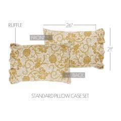 90254-Dorset-Gold-Floral-Twin-Quilt-68Wx86L-6pc-Bundle-Quilt-Bed-Skirt-Pillow-Cases-Sham-Euro-Sham-image-13