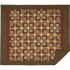 90260-Tea-Cabin-King-Quilt-110Wx97L-2pc-Bundle-Quilt-Bed-Skirt-image-2