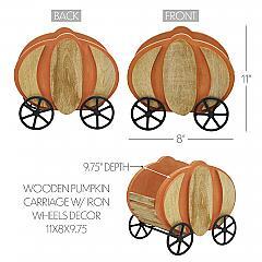 89805-Wooden-Pumpkin-Carriage-w-Iron-Wheels-Decor-11x8x9.75-image-5