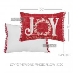 89893-Joy-to-the-World-Fringed-Pillow-14x20-image-4