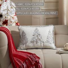 89895-White-Christmas-Silver-and-Gold-Embroidered-Pillow-with-Beads-14x20-image-5