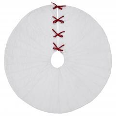 89903-Quilted-White-Velvet-Tree-Skirt-with-Red-Bow-Ties-48-image-3