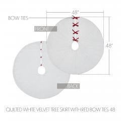 89903-Quilted-White-Velvet-Tree-Skirt-with-Red-Bow-Ties-48-image-5