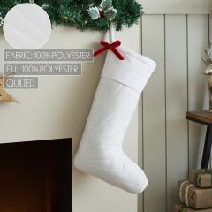 89905-Quilted-White-Velvet-Stocking-with-Red-Bow-11x18-image-5