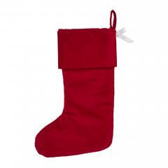 89906-Quilted-Red-Velvet-Stocking-with-White-Bow-11x18-image-3
