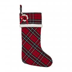 89908-Red-and-Black-Tartan-Plaid-Stocking-11x18-image-2