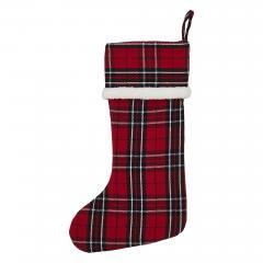 89908-Red-and-Black-Tartan-Plaid-Stocking-11x18-image-3