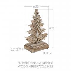 89916-Feathered-Finish-Winter-Pine-Wooden-Tree-9.75x6.25x3.5-image-3