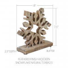89922-Feathered-Finish-Wooden-Snowflake-Natural-7.5x8x2.5-image-3