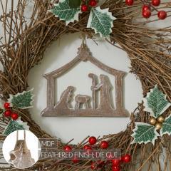 89923-Nativity-Ornament-Feathered-Finish-5-inch-image-4