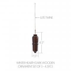 89929-Winter-Hearth-Dark-Wooden-Ornament-Set-of-3-4.5-inch-image-3