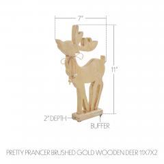 89948-Pretty-Prancer-Brushed-Gold-Wooden-Deer-11x7x2-image-3