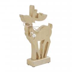 89949-Pretty-Prancer-Brushed-Gold-Wooden-Deer-16x10x2-image-2