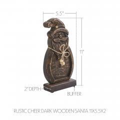 89962-Rustic-Cheer-Dark-Wooden-Santa-11x5.5x2-image-3