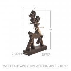 89966-Woodland-Winter-Dark-Wooden-Reindeer-11x7x2-image-3