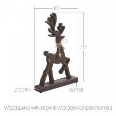 89967-Woodland-Winter-Dark-Wooden-Reindeer-15x10x2-image-3