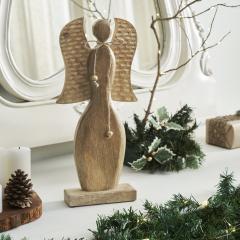 Heavenly Herald Wooden Angel 15.75x7.5x2