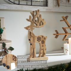 89984-Natural-Wooden-Snowflake-Reindeer-11x6x2-image-4