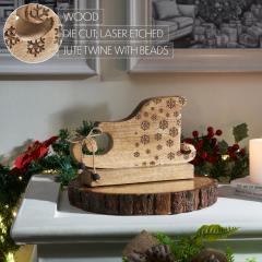 89988-Natural-Wooden-Snowflake-Sleigh-6x9.5x2-image-4