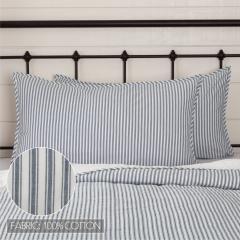 90238-Sawyer-Mill-Blue-Ticking-Stripe-Luxury-King-Quilt-Coverlet-120Wx105L-3pc-Bundle-Coverlet-Shams-image-8