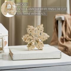 90008-Yuletide-Glow-Brushed-Gold-Wooden-Snowflake-5.75x5.75x1-image-4