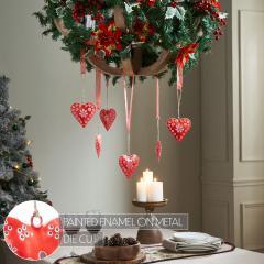 90022-Floral-Eyelet-Heart-Metal-Ornament-Set-of-6-4-inch-image-4