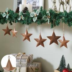 90033-Rust-Star-Metal-Ornament-Set-of-6-4.2-5.2-inch-image-4