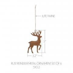 90034-Rust-Reindeer-Metal-Ornament-Set-of-6-5-inch-image-3