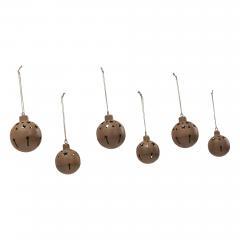 90036-Rust-Bell-Metal-Ornament-Set-of-6-2.5-3.25-inch-image-2