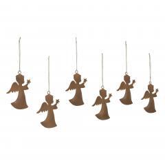 90037-Rust-Angel-Metal-Ornament-Set-of-6-5.5-inch-image-2