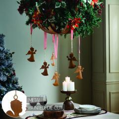 90037-Rust-Angel-Metal-Ornament-Set-of-6-5.5-inch-image-4