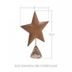 90038-Rust-Star-Metal-Tree-Topper-10.6-inch-image-3